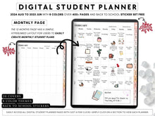 Load image into Gallery viewer, Student Digital Planner