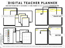 Load image into Gallery viewer, Digital Teacher planner