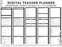 Load image into Gallery viewer, Digital Teacher planner