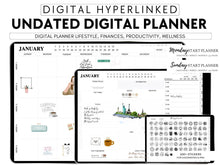 Load image into Gallery viewer, Undated Digital Planner