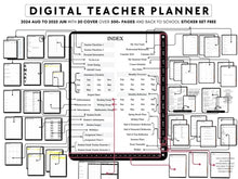 Load image into Gallery viewer, Digital Teacher planner