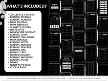 Load image into Gallery viewer, Digital Reading Planner