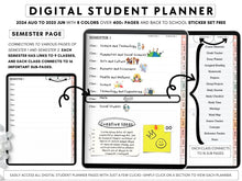 Load image into Gallery viewer, Student Digital Planner