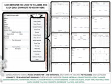 Load image into Gallery viewer, Student Digital Planner