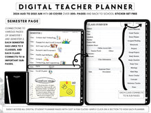 Load image into Gallery viewer, Digital Teacher planner