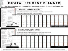 Load image into Gallery viewer, Student Digital Planner