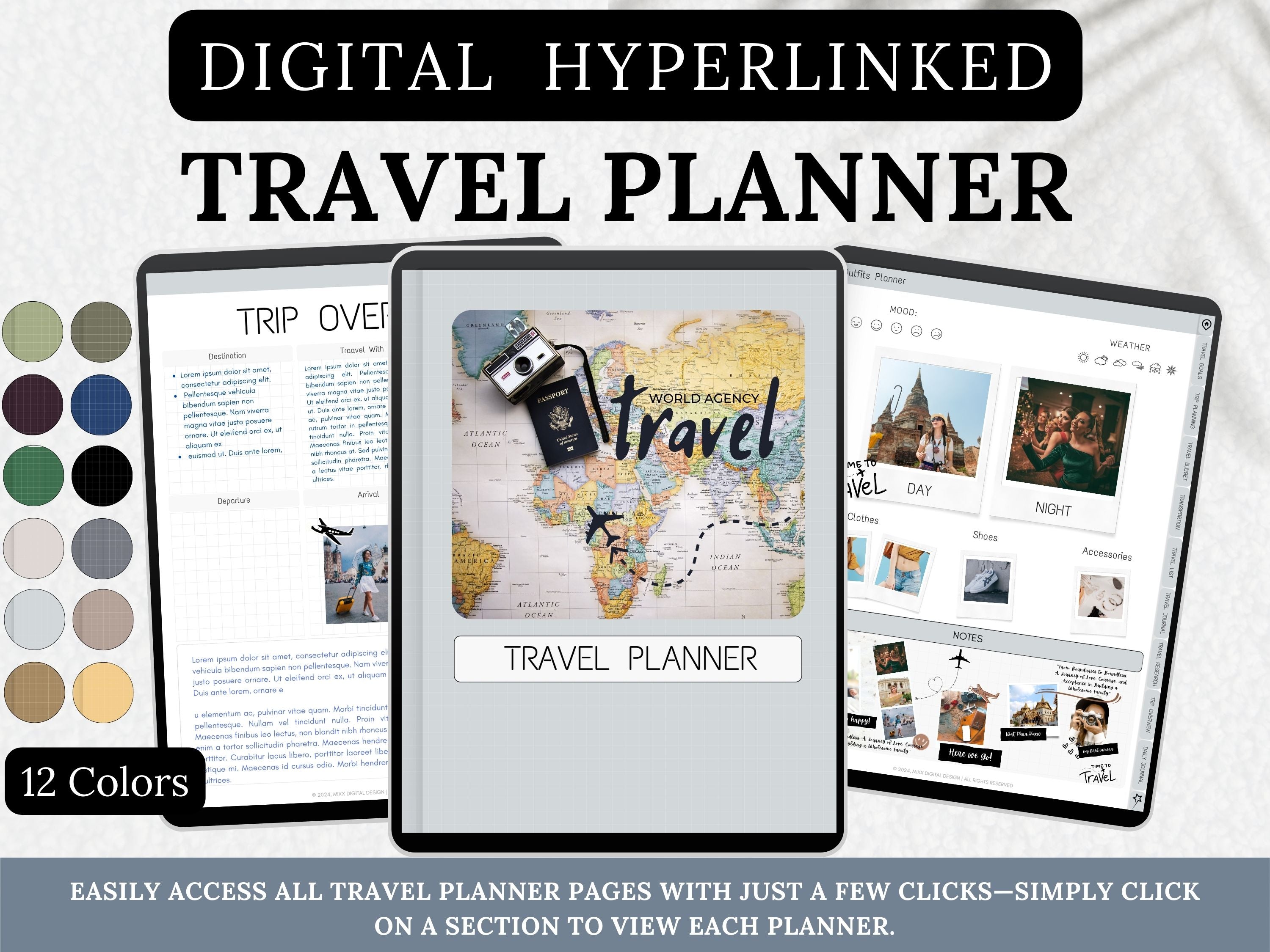 Digital Travel Planner – Mixx Digital Design