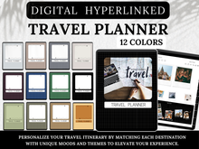 Load image into Gallery viewer, Digital Dark Mode Travel Journal