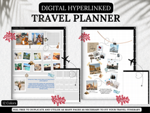 Load image into Gallery viewer, Digital Dark Mode Travel Journal
