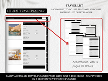 Load image into Gallery viewer, Digital Dark Mode Travel Journal