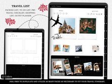 Load image into Gallery viewer, Digital Dark Mode Travel Journal