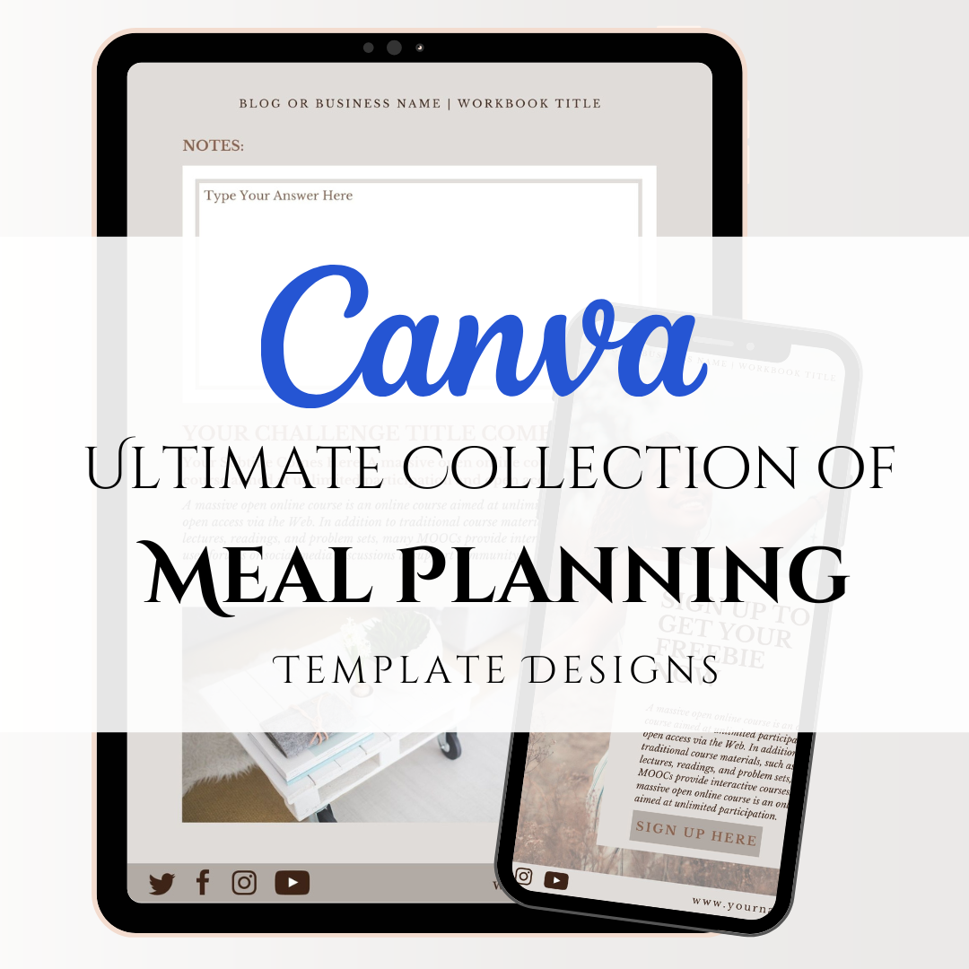 Unlock the Premium Meal Planning Templates