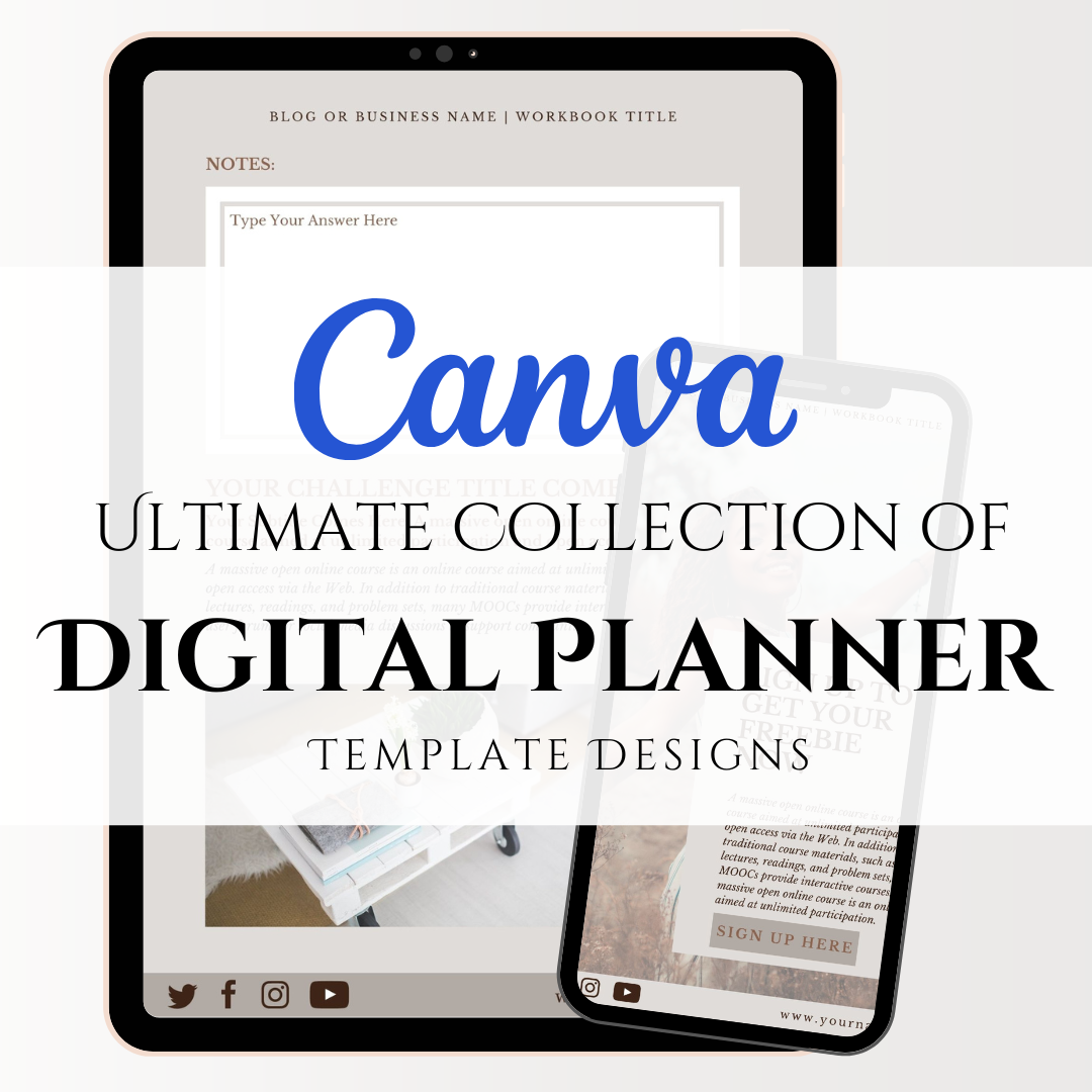 Unlock the Premium Digital Planner Templates
