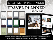 Load image into Gallery viewer, Digital Dark Mode Travel Journal
