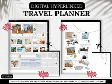 Load image into Gallery viewer, Digital Dark Mode Travel Journal
