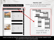 Load image into Gallery viewer, Digital Dark Mode Travel Journal
