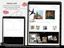 Load image into Gallery viewer, Digital Dark Mode Travel Journal
