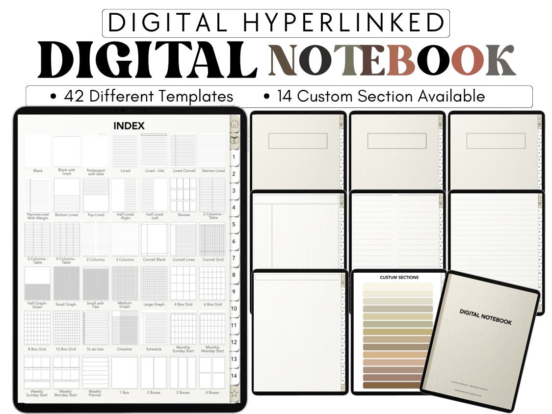 Notebook Layout Digital Digital Notebook – Mixx Digital Design