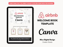 Load image into Gallery viewer, Airbnb Welcome Book | Airbnb Host Bundle | Airbnb Printable | Airbnb welcome Book Templates (Canva Free)
