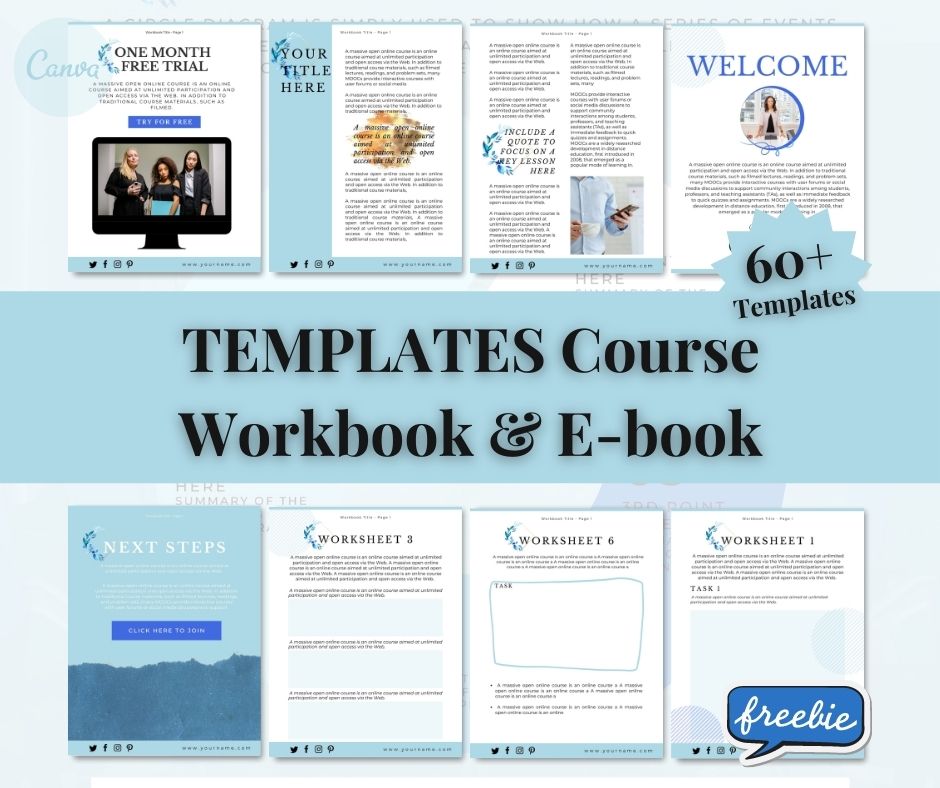 Workbook & E-book, Lead Magnet, Course Workbook